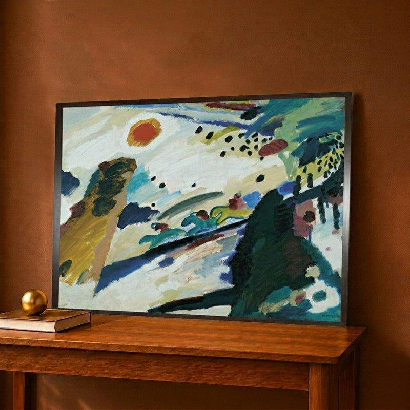 Romantic Landscape 1911 Canvas Wall Painting - 16 x 12 Inches