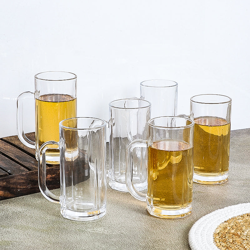 Kanva Beer Mug (300 ML) - Set Of Six