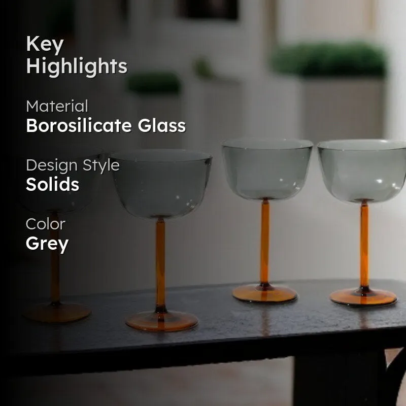 Copper Glow Cocktail Cocktail Glass(260 mL) - Set Of Four media 2