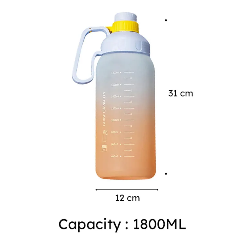 Ombre Pour Water Tumbler (Blue,Orange) - 1.8 L media 10