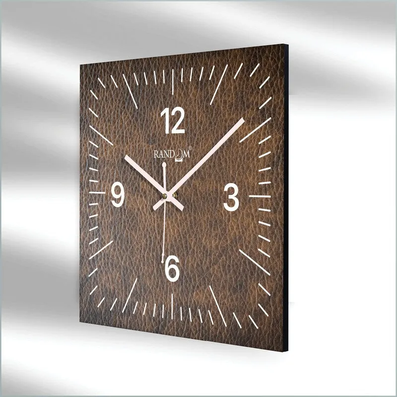 Velox Analog Wall Clock - Brown media 5
