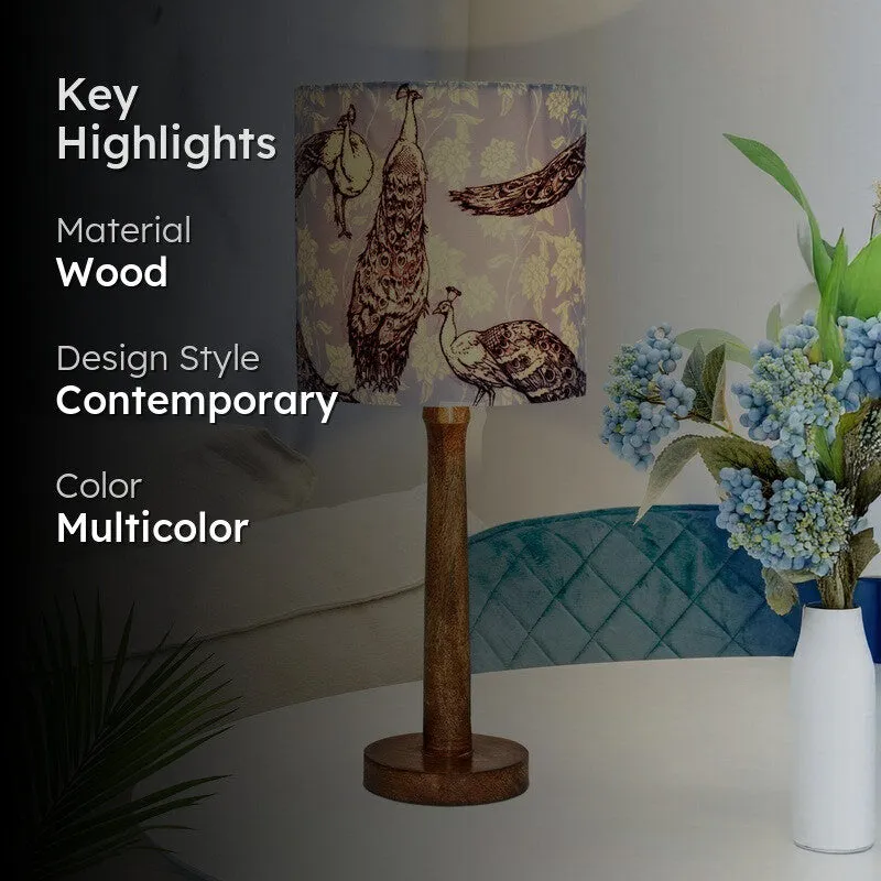 EverGlow Adjus Wooden Table Lamp - Multicolor media 2