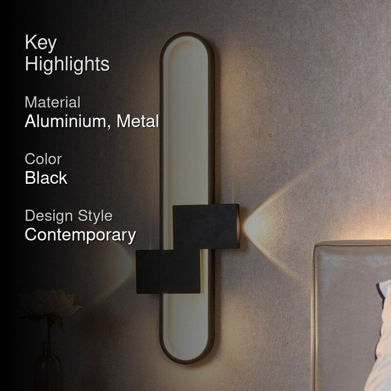 Aulo Aluminium Metal Wall Lamp media 2