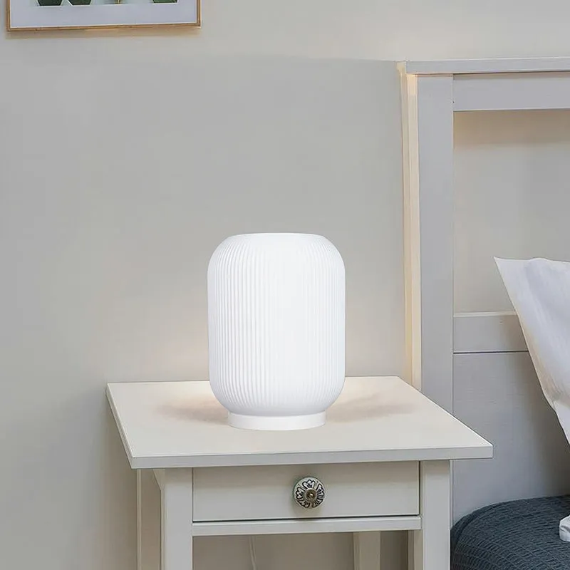 Glow Earth 3D Printed Table Lamp - White media 4