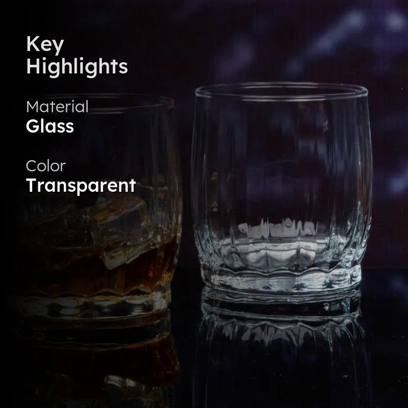 Pasabahce Momita Old Fashioned Glasses (370 ML) - Set Of Six media 2