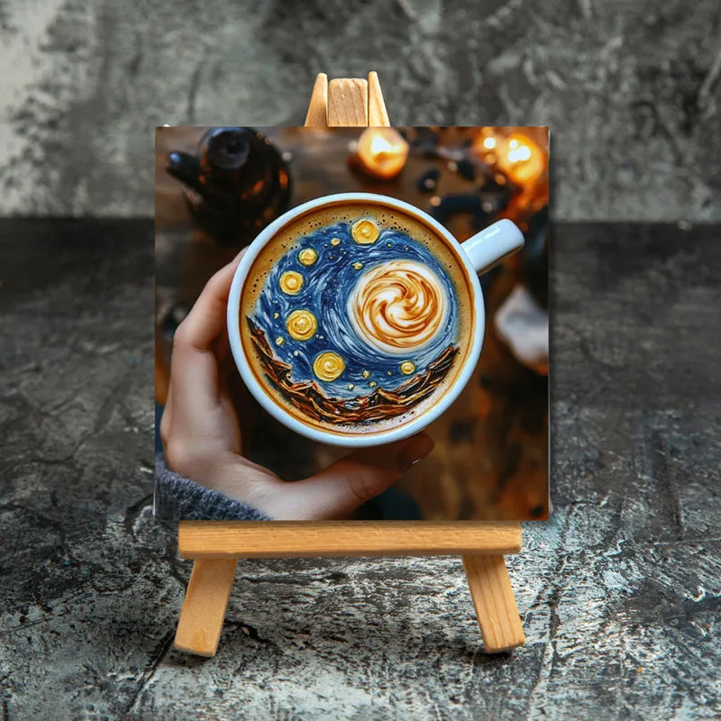 Starry Night Latte Showpiece media 4