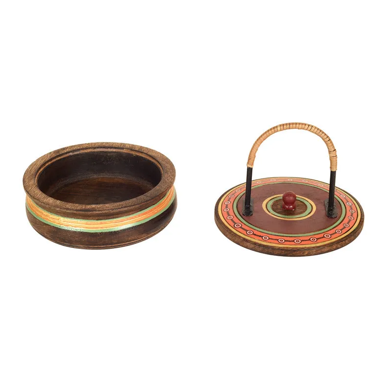 Bhrithi Handcrafted Wood Casserole media 4