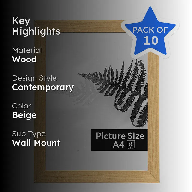 Arabella Photo Frame (Beige) - Set Of Ten media 2