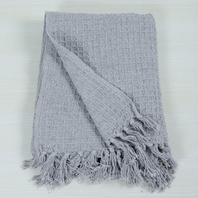 Krios Cotton Throw & Cushion - Three Piece Set media 5