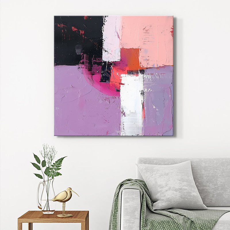 Pastel Playful Abstract Wall Painting