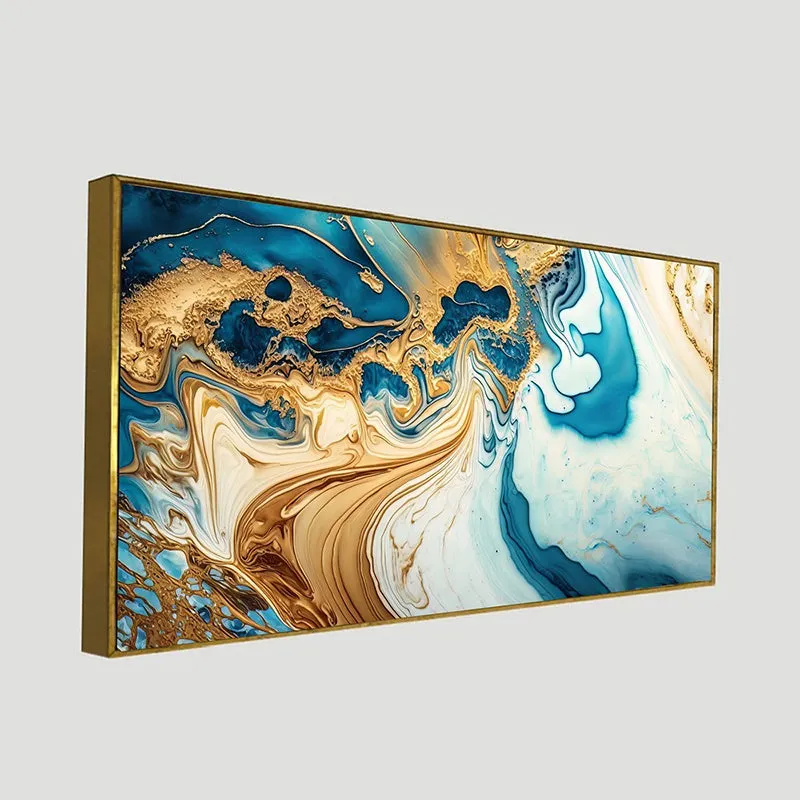 Oil Spill Swirls Canvas Wall Painting media 5