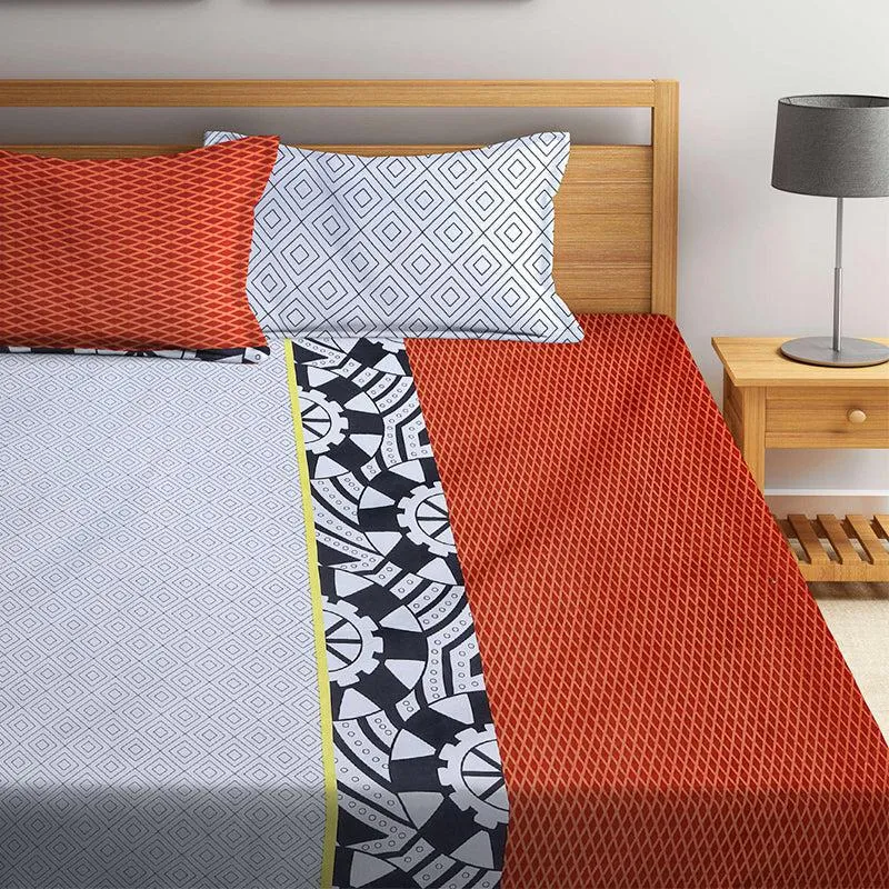 Comet Abstract Bedsheet - 150 GSM media 3