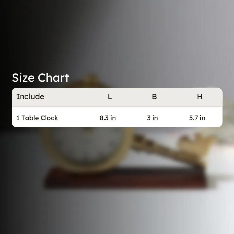 AuraClock Table Clock - Gold media 7
