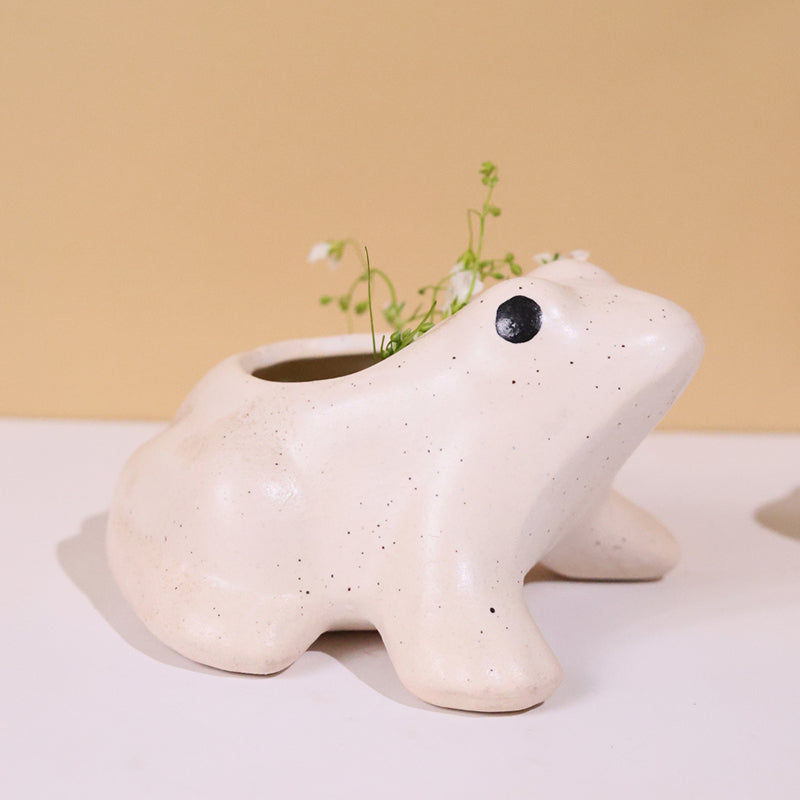 Froggy Ceramic Planter