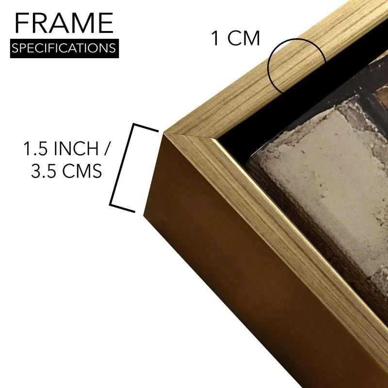 Rustic Platter Canvas Wall Painting With Frame media 6