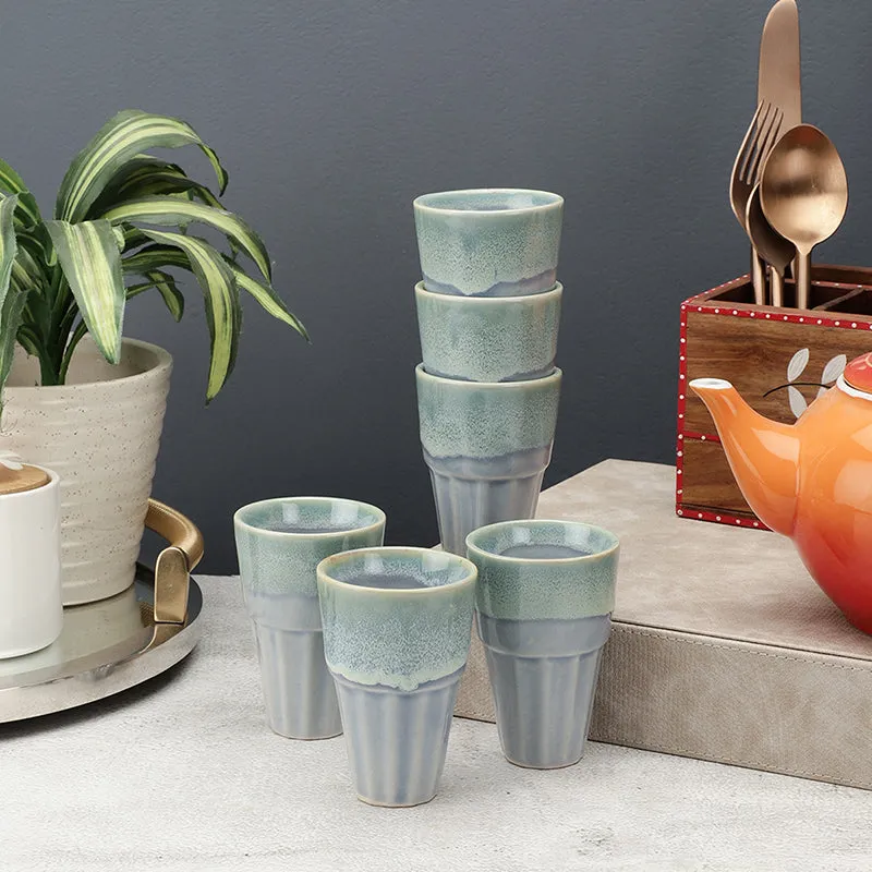 Petra Ceramic Kulhad - Set Of Six media 1