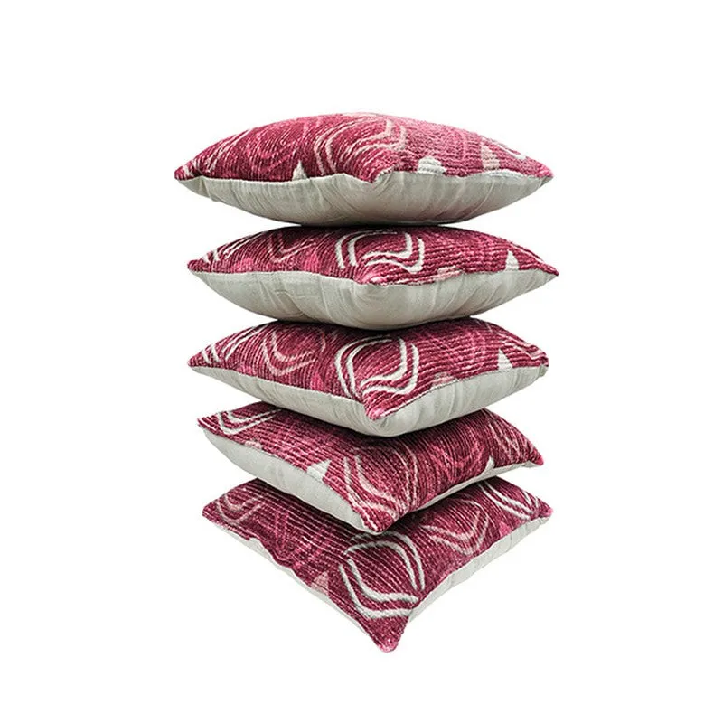 ShapeCraft Cushion Cover (Pink) - Set Of Five media 5