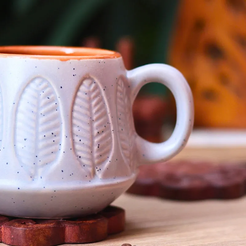 Adriano Ceramic Tea Cup (240 mL/Grey) media 5