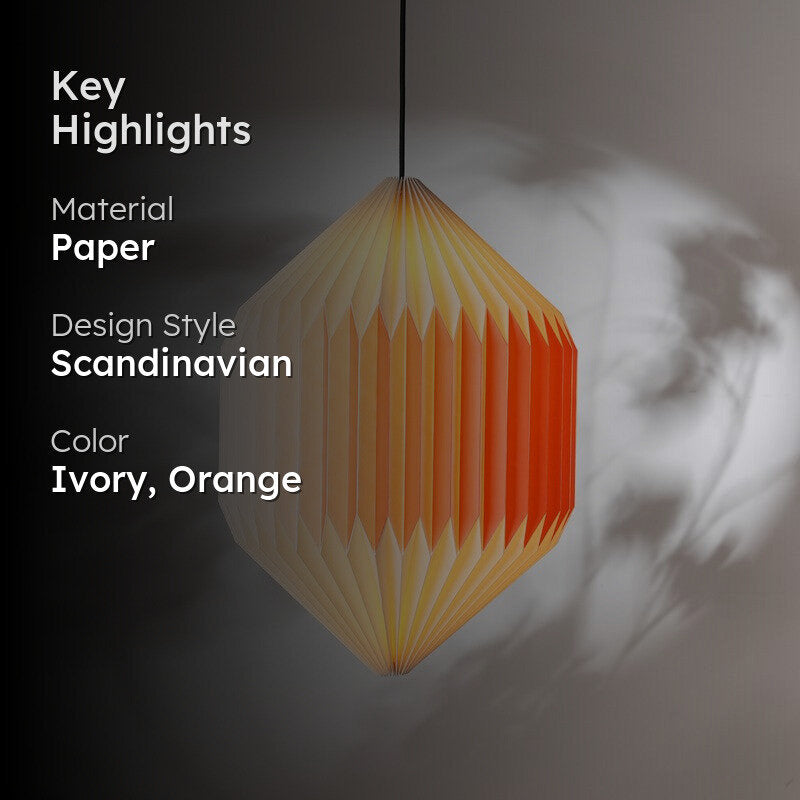 Fig Living Oblong Ceiling Lamp - Active Orange media 2