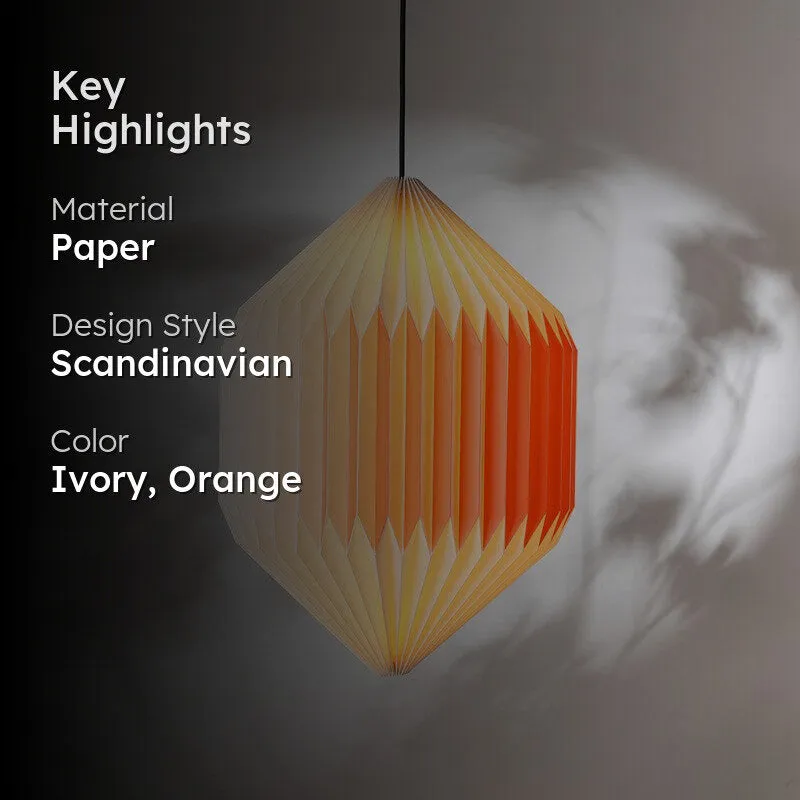 Fig Living Oblong Ceiling Lamp - Active Orange media 2