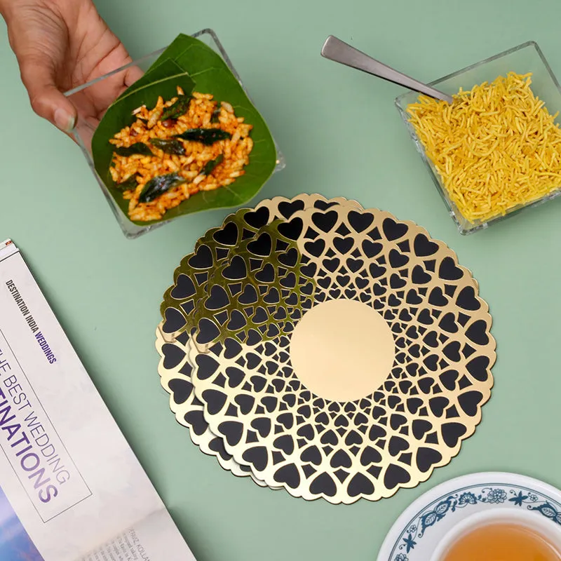 Varq Glow MDF Trivet - Set Of Two media 1