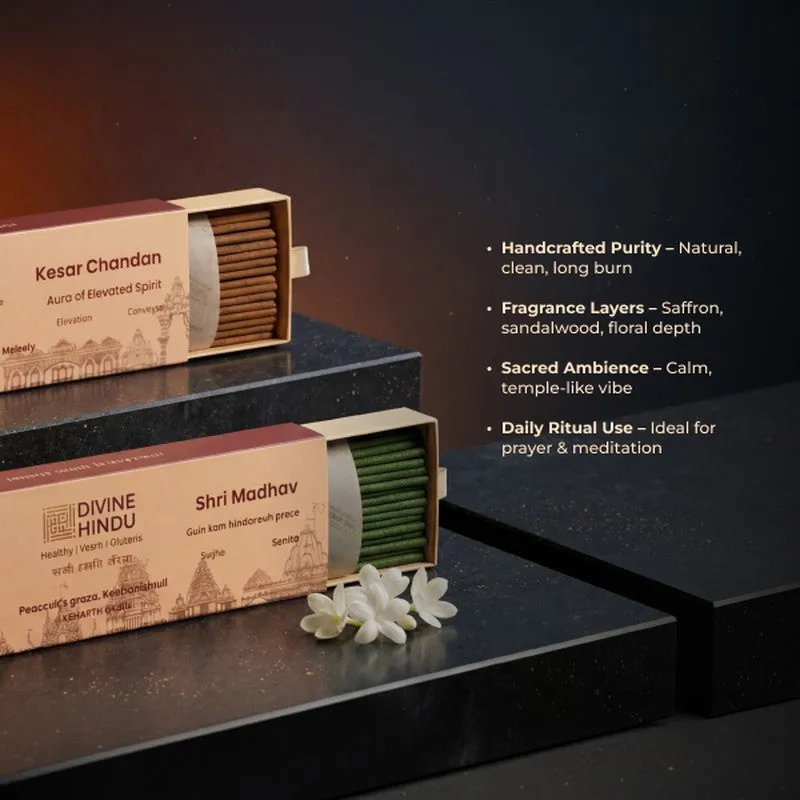 Kesar Chandan & Shri Madhav Incense Sticks media 5