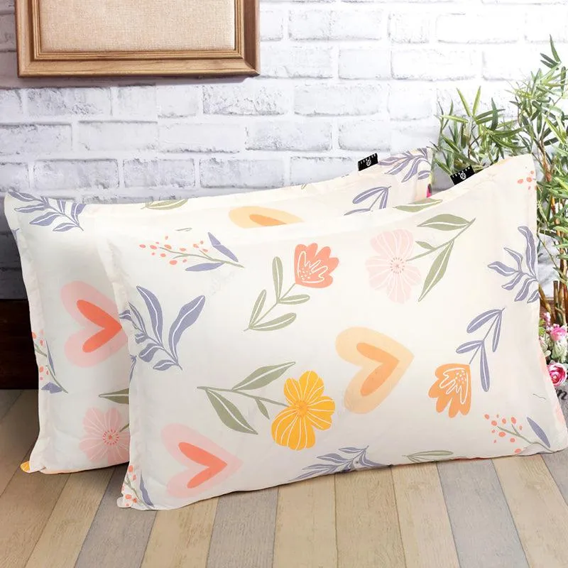 Floral Heart Pillow Cover - Set Of Two media 1