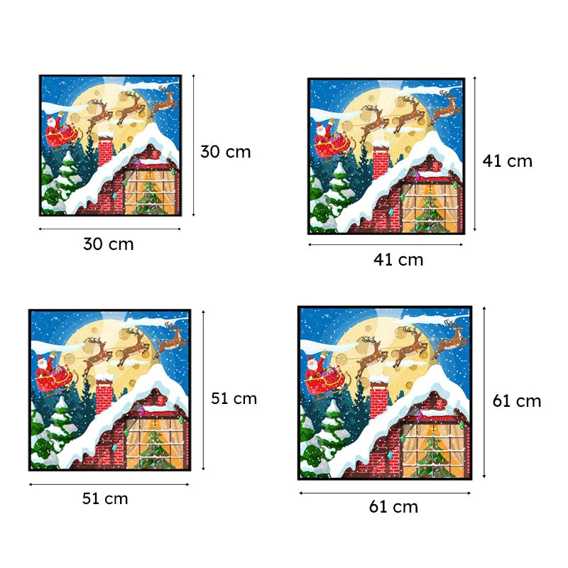 Santa Sleigh of Surprises Wall Painting media 6