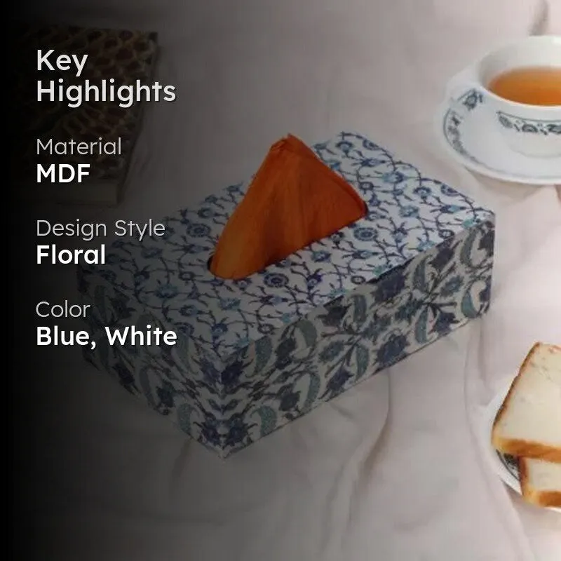 Indigo Florets Tissue Box media 2
