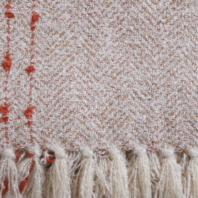 Dotline Grid Knitted Cotton Throw media 4