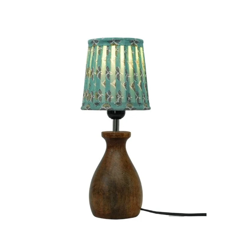 Jadeleaf Cotton Table Lamp - Blue media 4