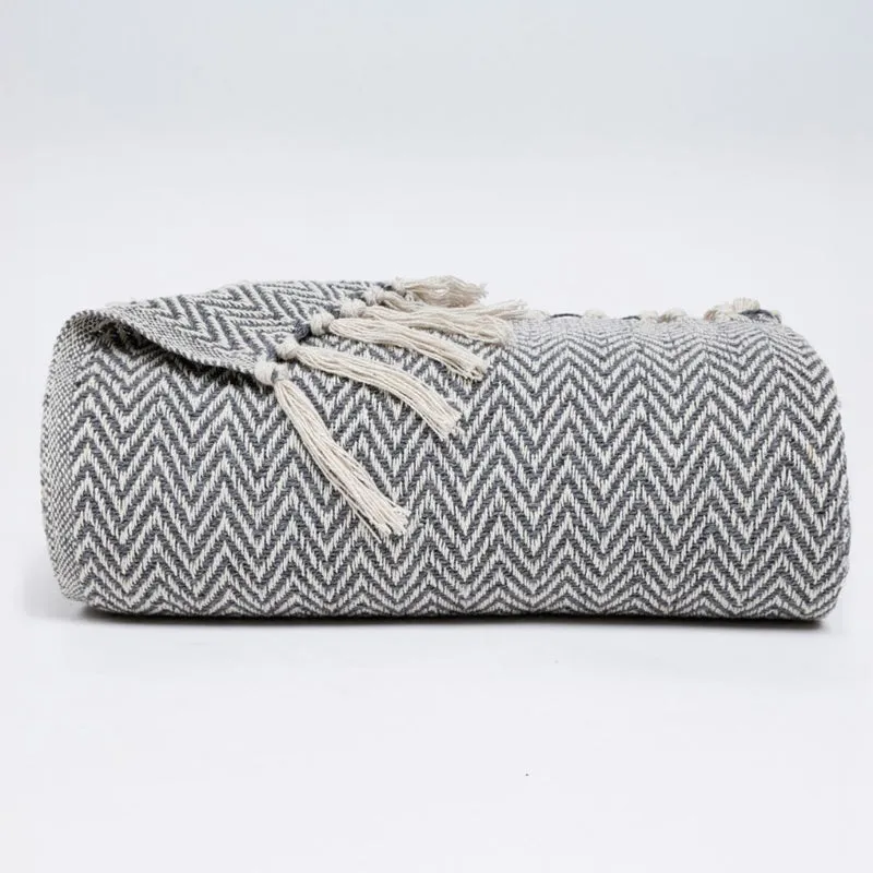 Oat Knot Throw - Grey media 3