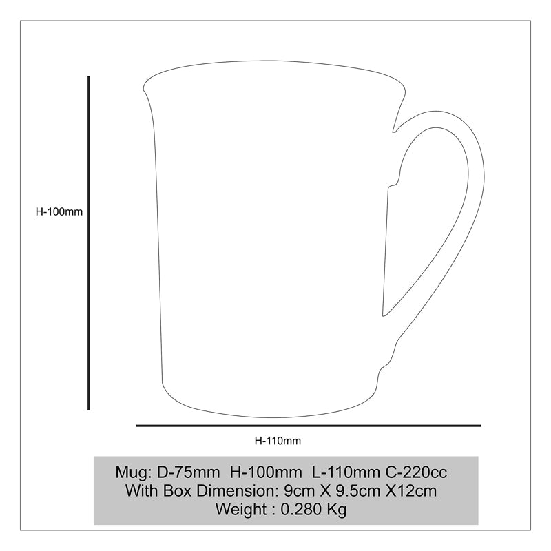 Noritake Majestic Porcelain Coffee Mug (Black) - 280 mL media 4