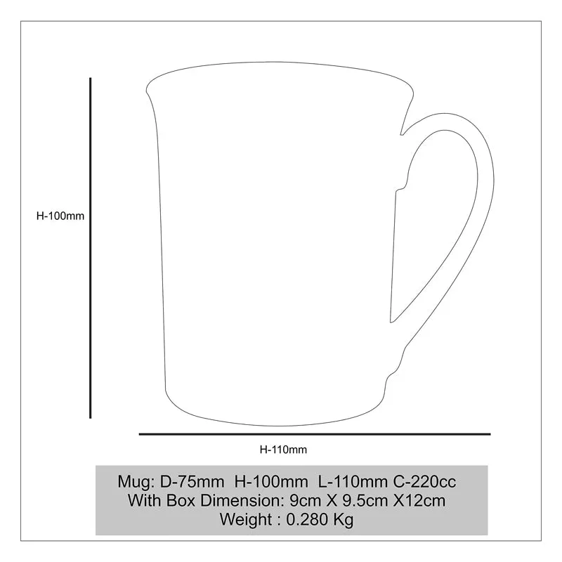Noritake Majestic Porcelain Coffee Mug (Black) - 280 mL media 4
