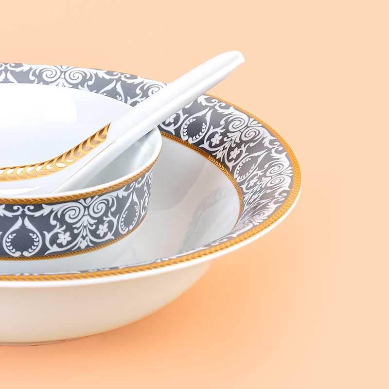 Victorian Grey Dinner Set - 33 Piece Set image 8