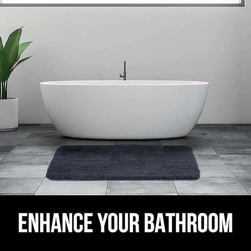 BathEase Anti Skid Bath Mats - Charcoal media 5