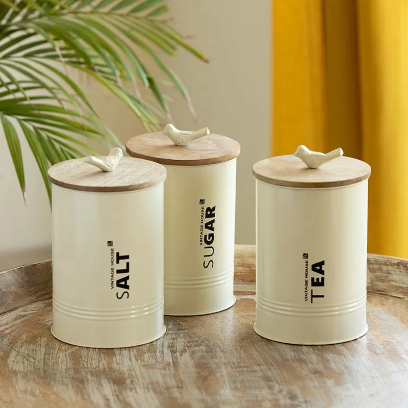 Pantry Prime Iron Jar (1080 mL Each) - Set Of Three media 1