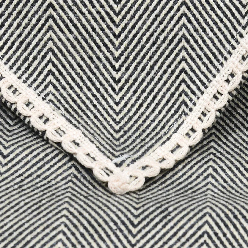 Runelle Cotton Table Runner - Grey media 8