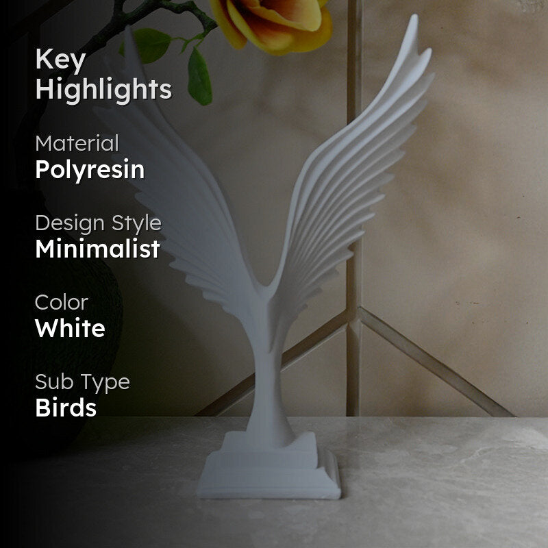Wings Of Victory Showpiece - White media 2