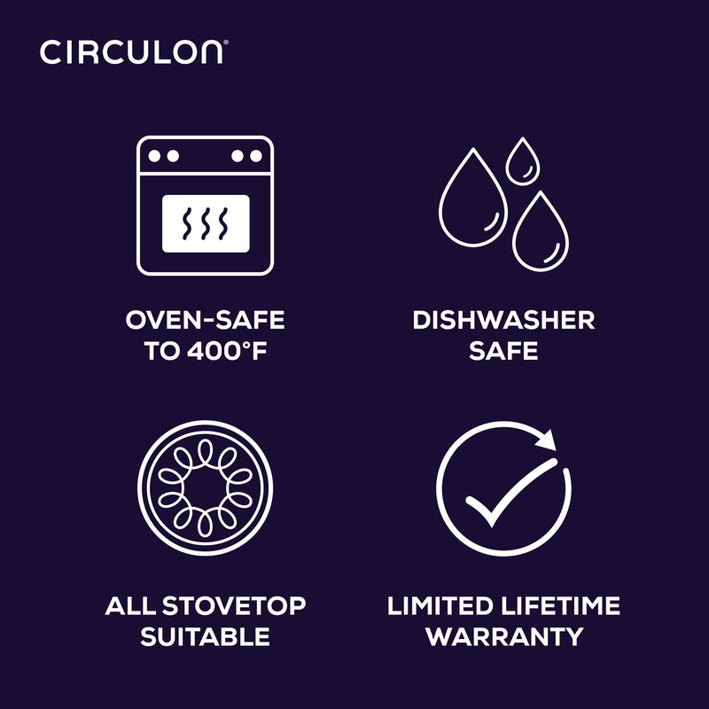 Circulon Aluminum Cooking Pot with Lid - 7580 ML media 6