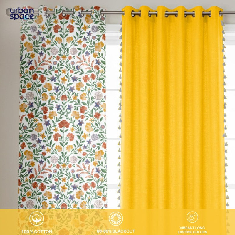 Urban Space Vasant Curtains - Set Of Three media 4