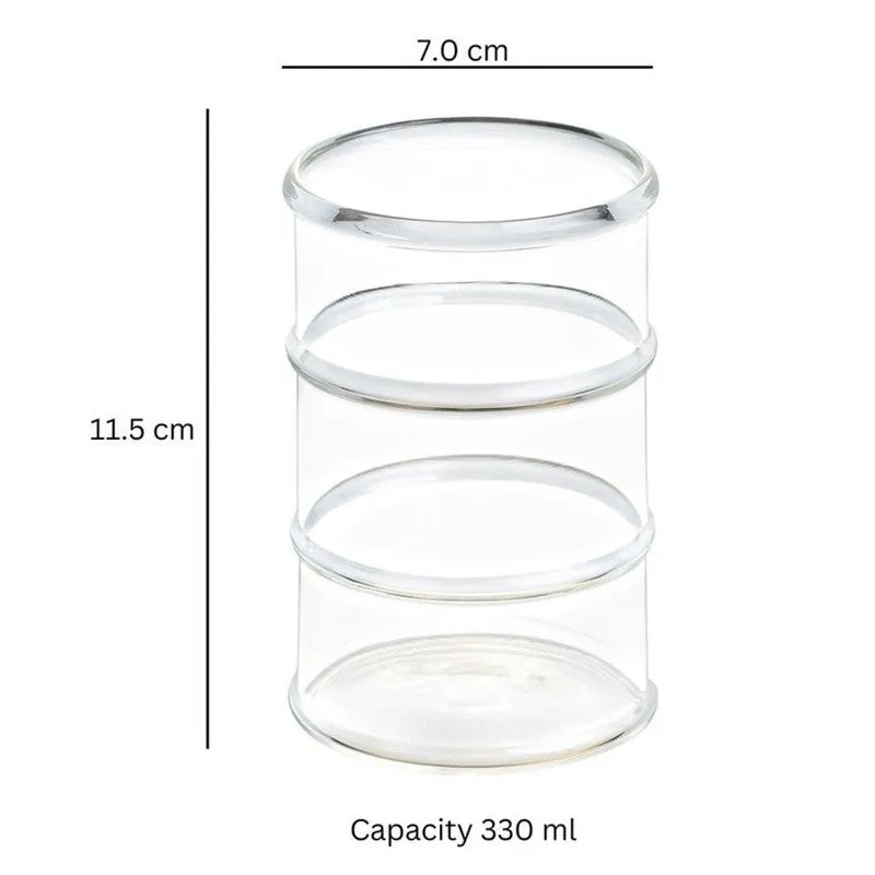 Amber Flame Old Fashioned Drinking Glass(330 mL) - Set Of Six media 6