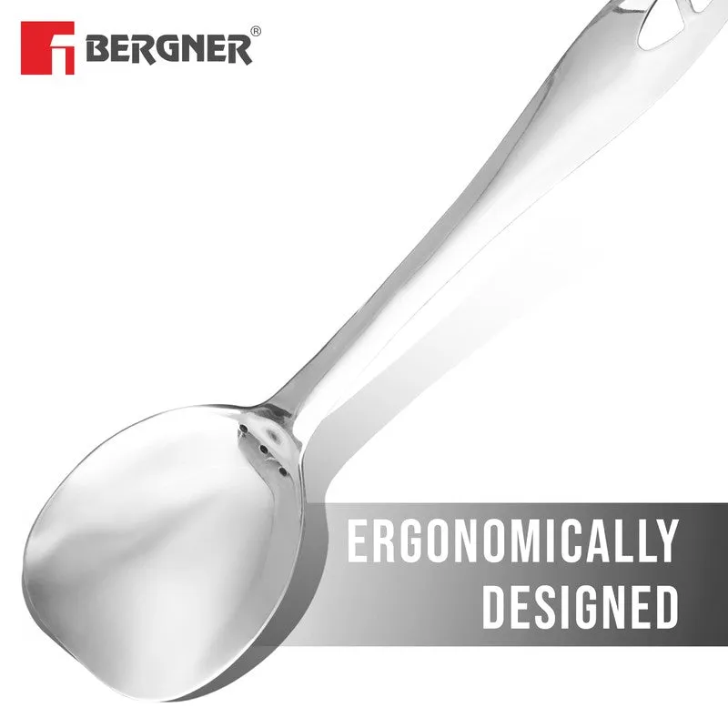 Solid Stainless Steel Serving Spoon - 35 CM media 6