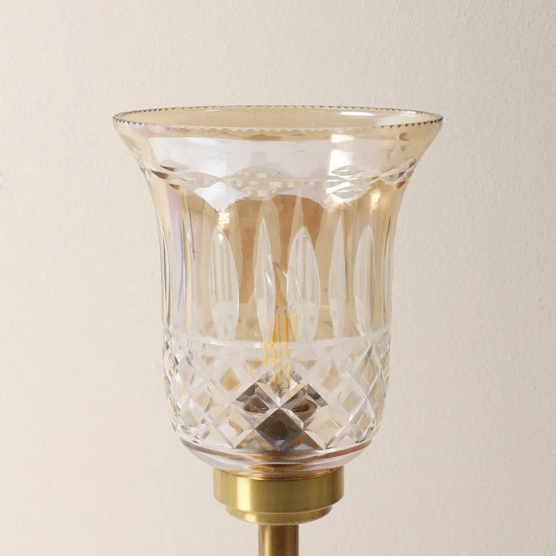 Chalice Elegant Mild Steel Table Lamp - Gold,Transparent media 6