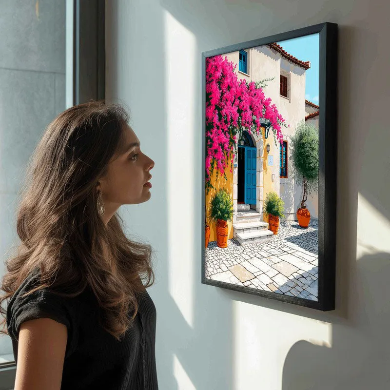 White haven Canvas Wall Painting - Black Frame media 6