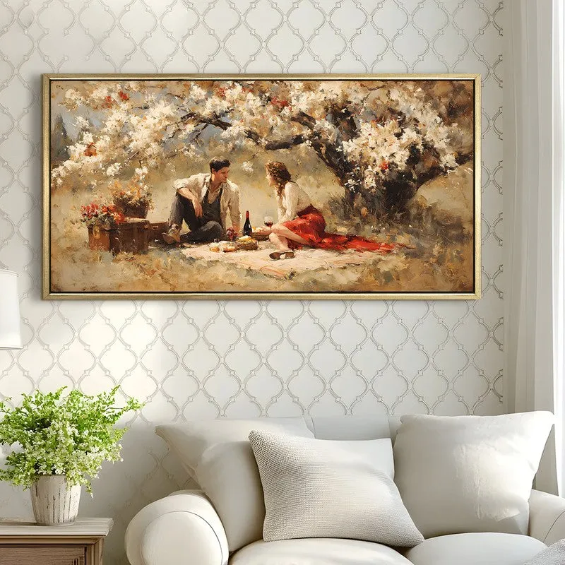 Blossom Canopy Canvas Wall Painting With Frame media 4