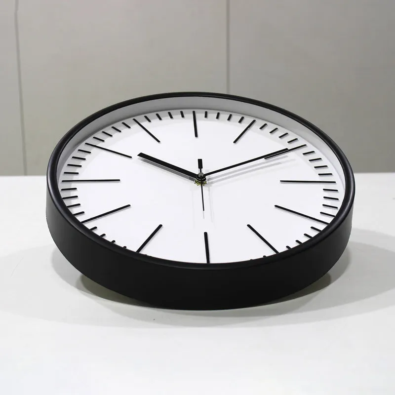 Aestra Analog Wall Clock - Black, White media 3