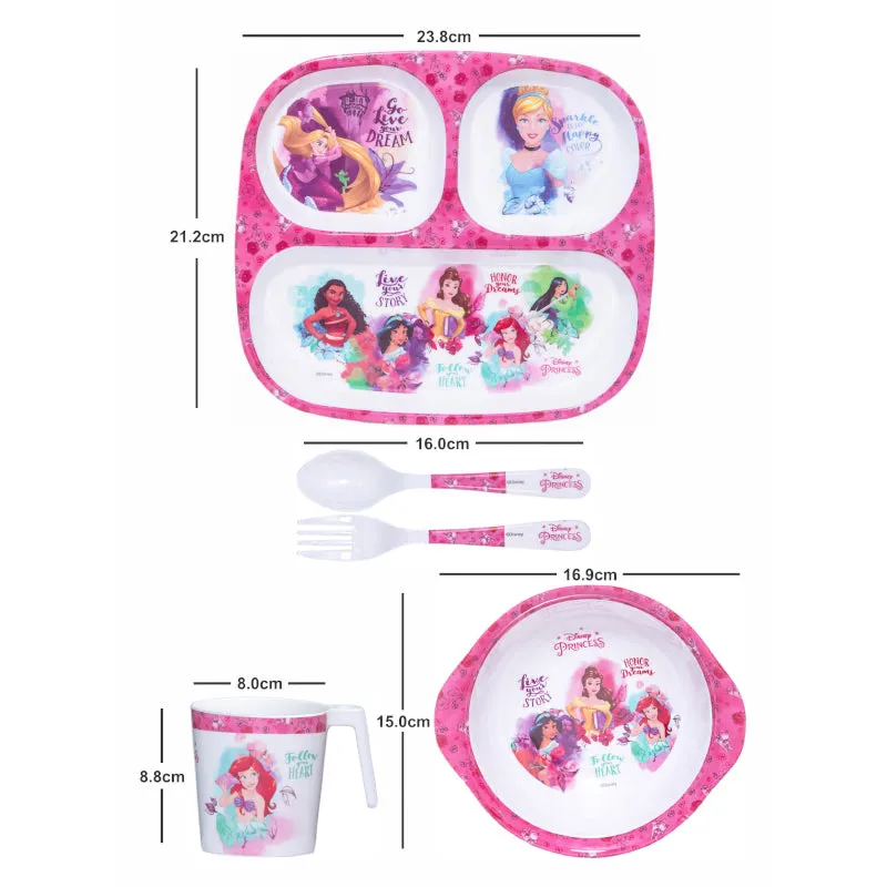 Servewell Princess Fiesta Kids Dining Set - Five Piece Set media 4