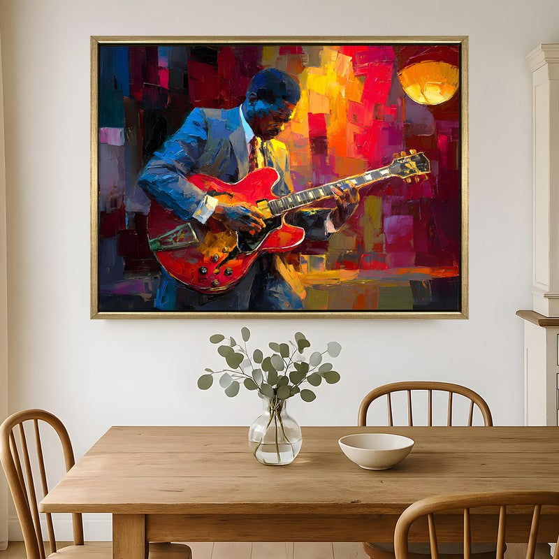 Soul Strings Canvas Wall Painting With Frame
