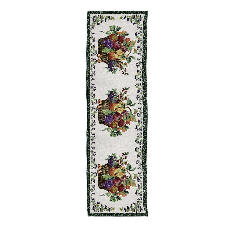 Magne Jacquard Woven Floral Table Runner media 8